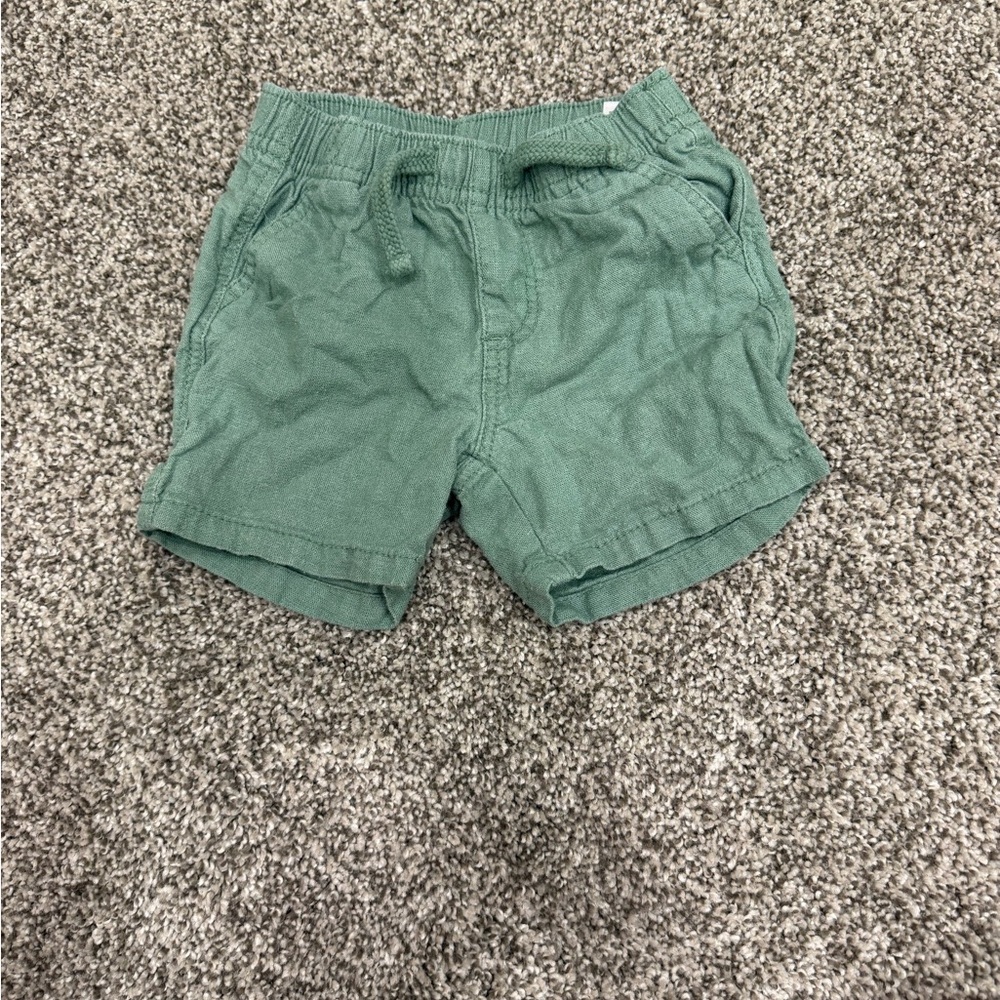 Old Navy Mint Green Drawstring Cotton Shorts